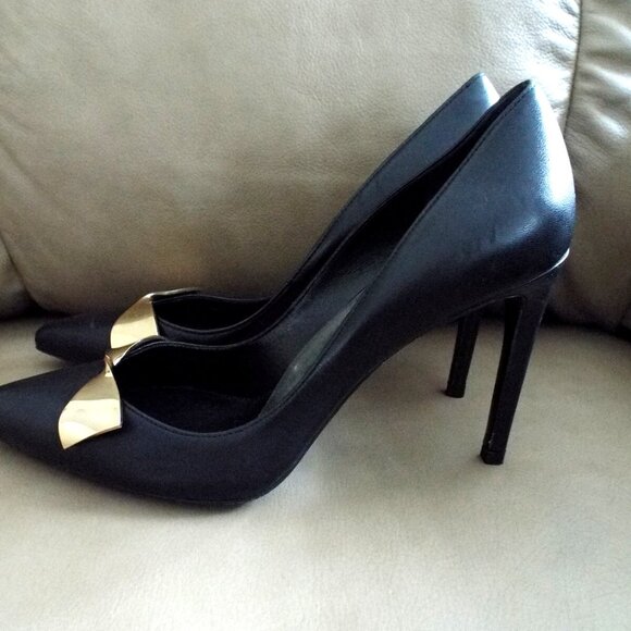 STUART WEITZMAN leather PUMPS black - Picture 3 of 6